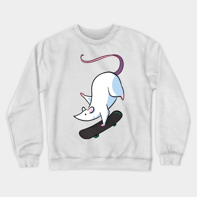 Skate Rat Crewneck Sweatshirt by jastinamor